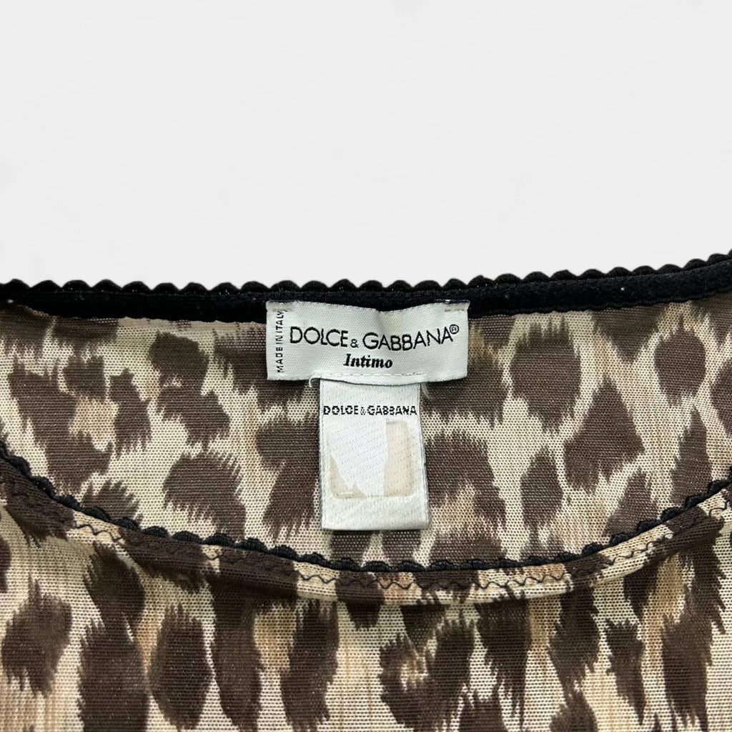 Dolce & Gabbana 2000s Leopard T-Shirt
