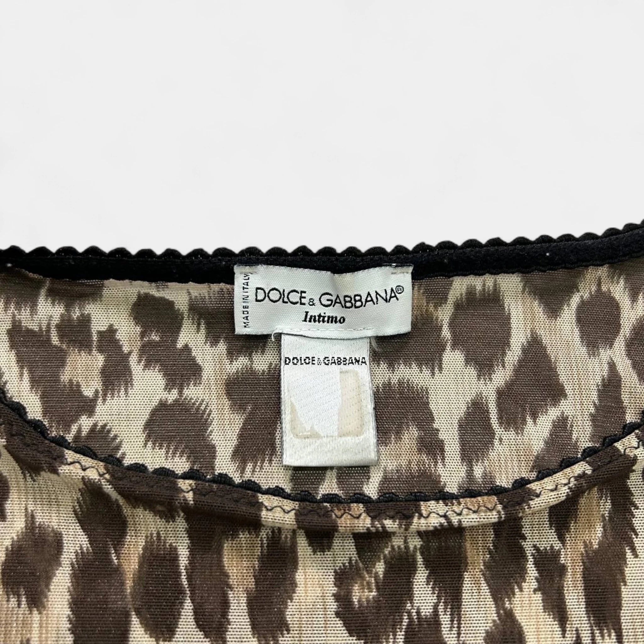 Dolce & Gabbana 2000s Leopard T-Shirt