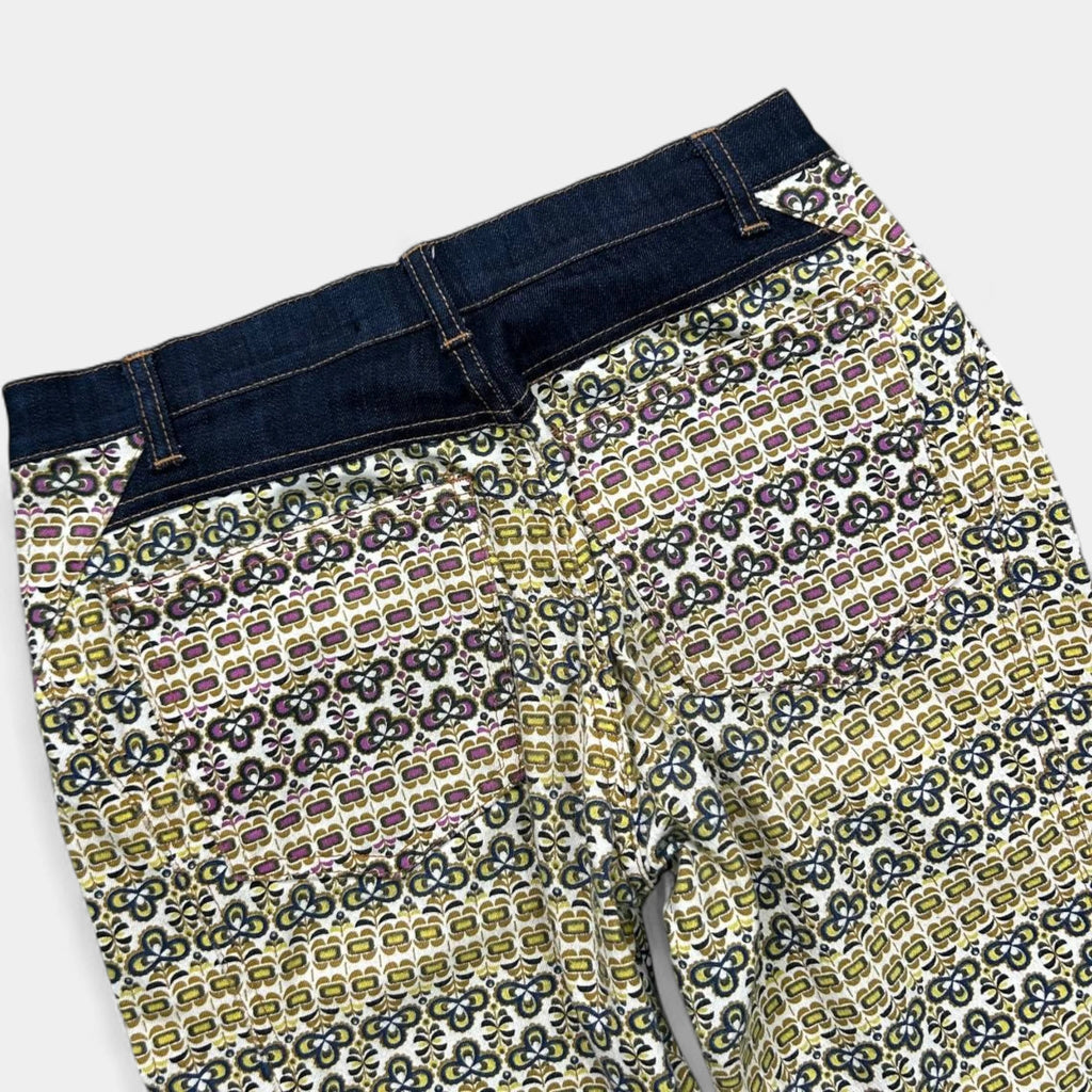 Just Cavalli Floral Pattern Flared Pants