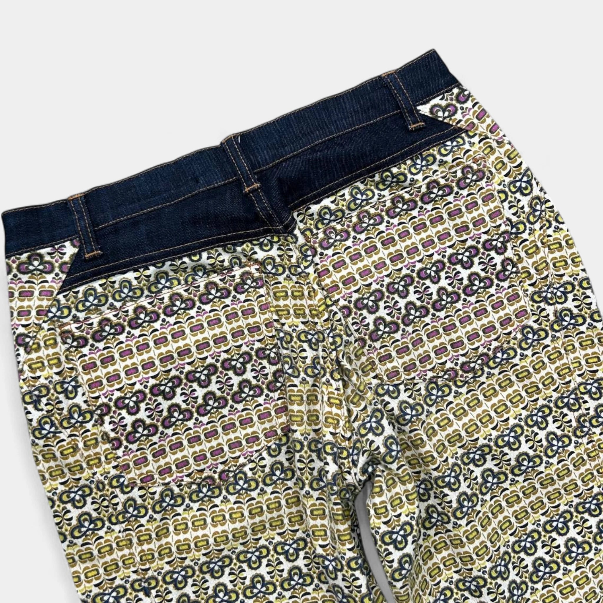 Just Cavalli Floral Pattern Flared Pants