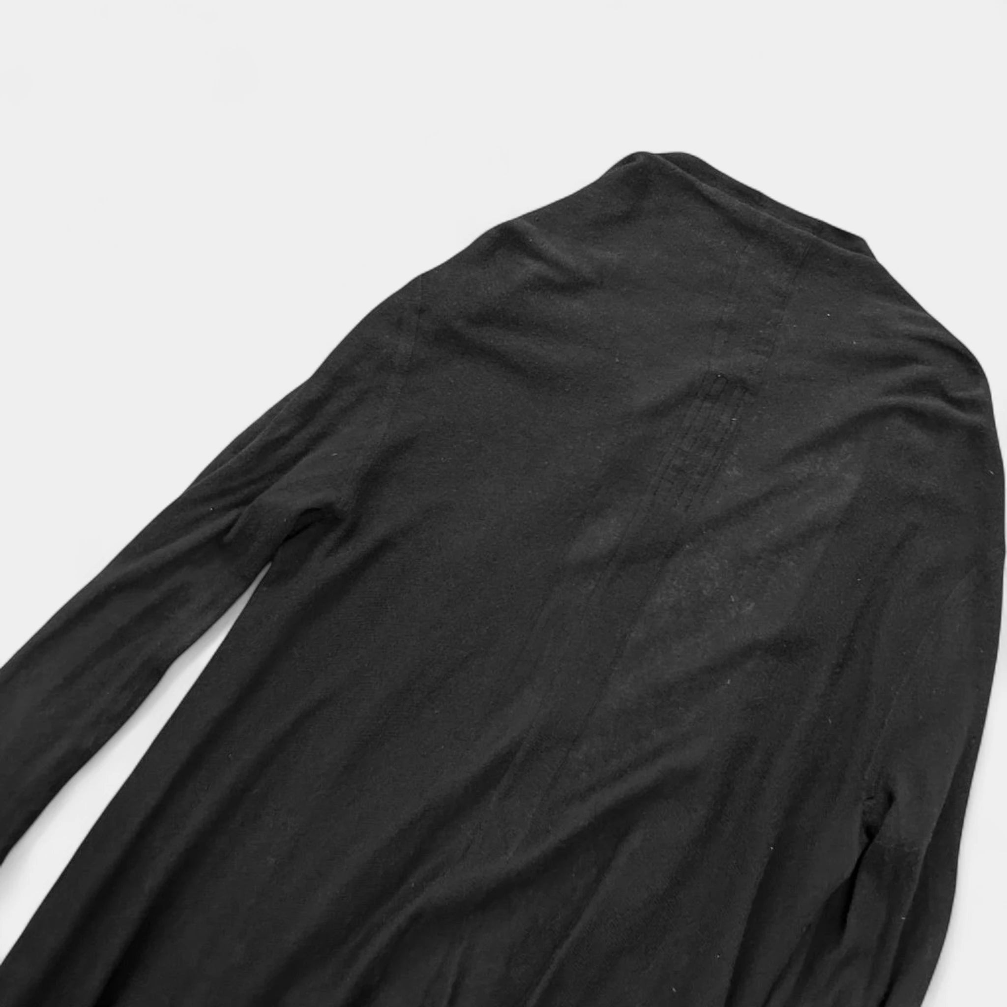 Rick Owens Cyclops SS16 Long Black Cardigan
