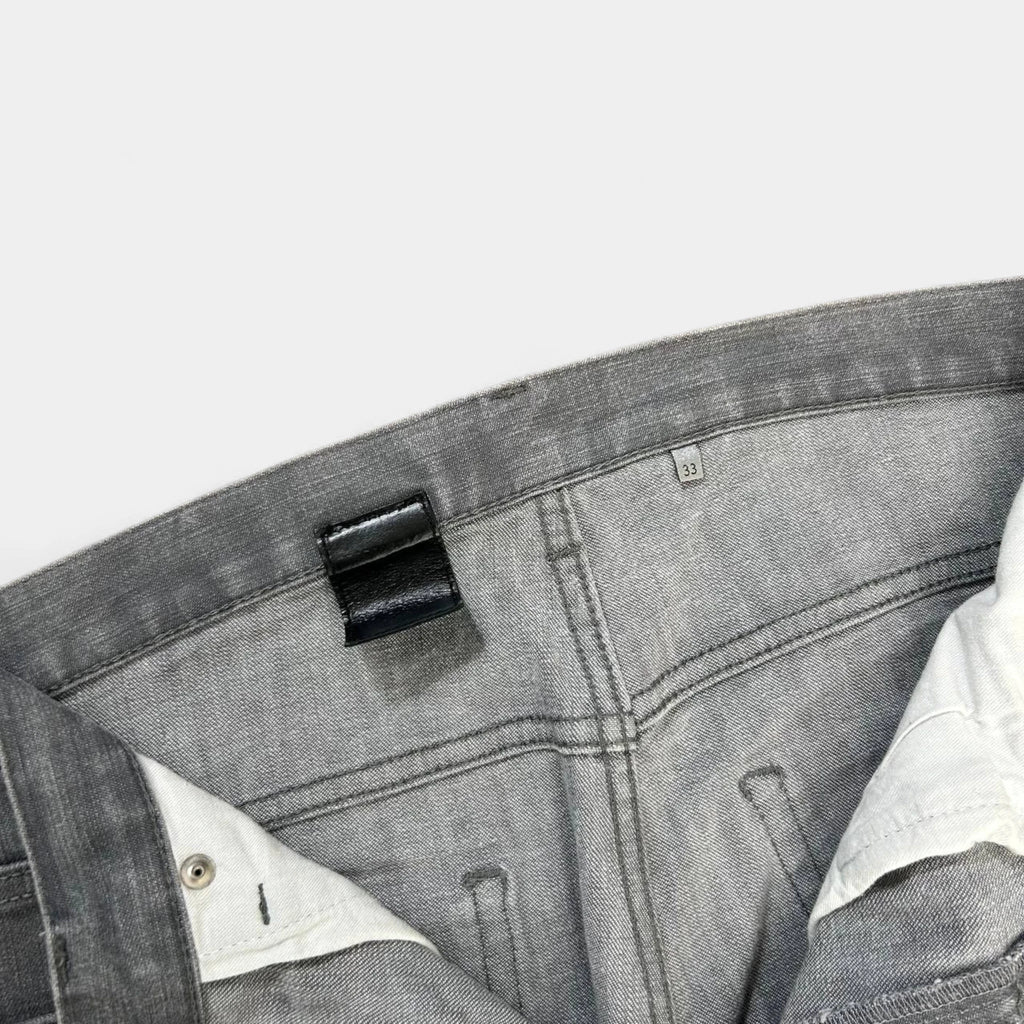 Dior Homme Hedi Slimane Grey Straight Leg Jeans