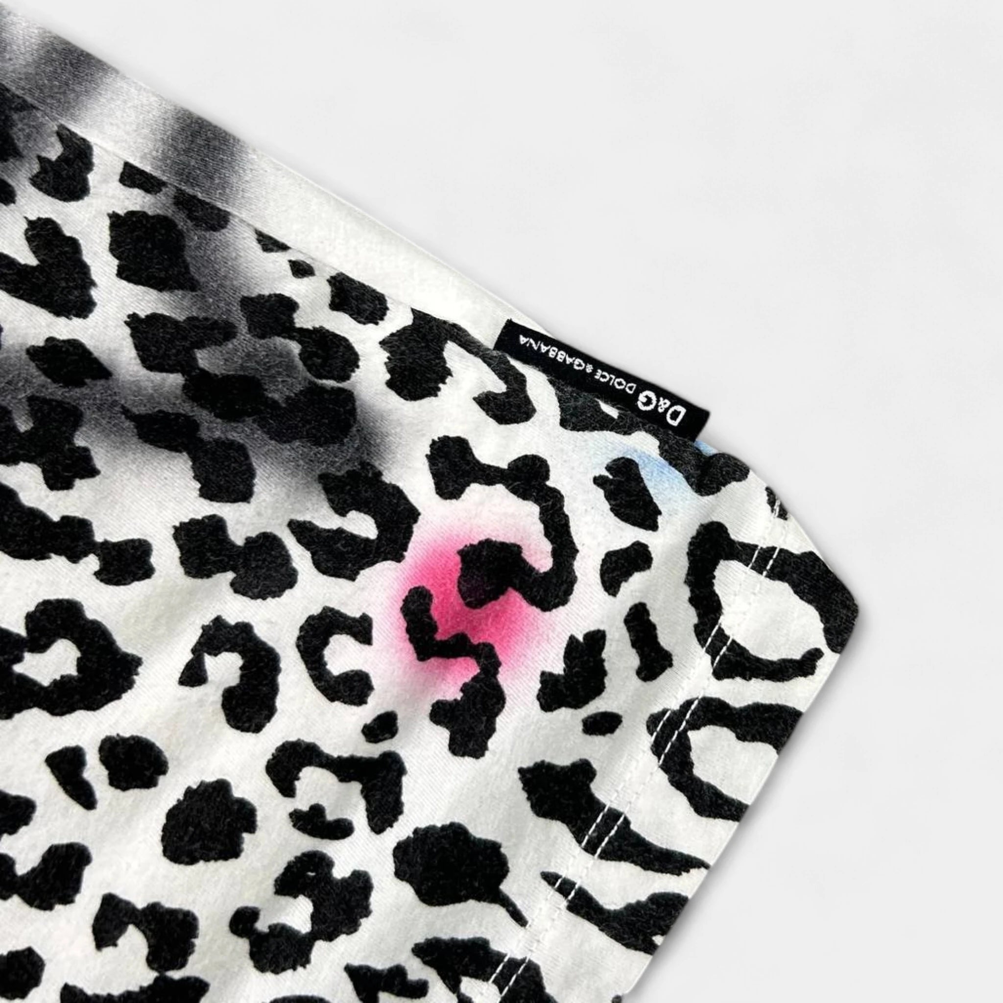 Dolce & Gabbana Leopard Pop Cotton T-Shirt