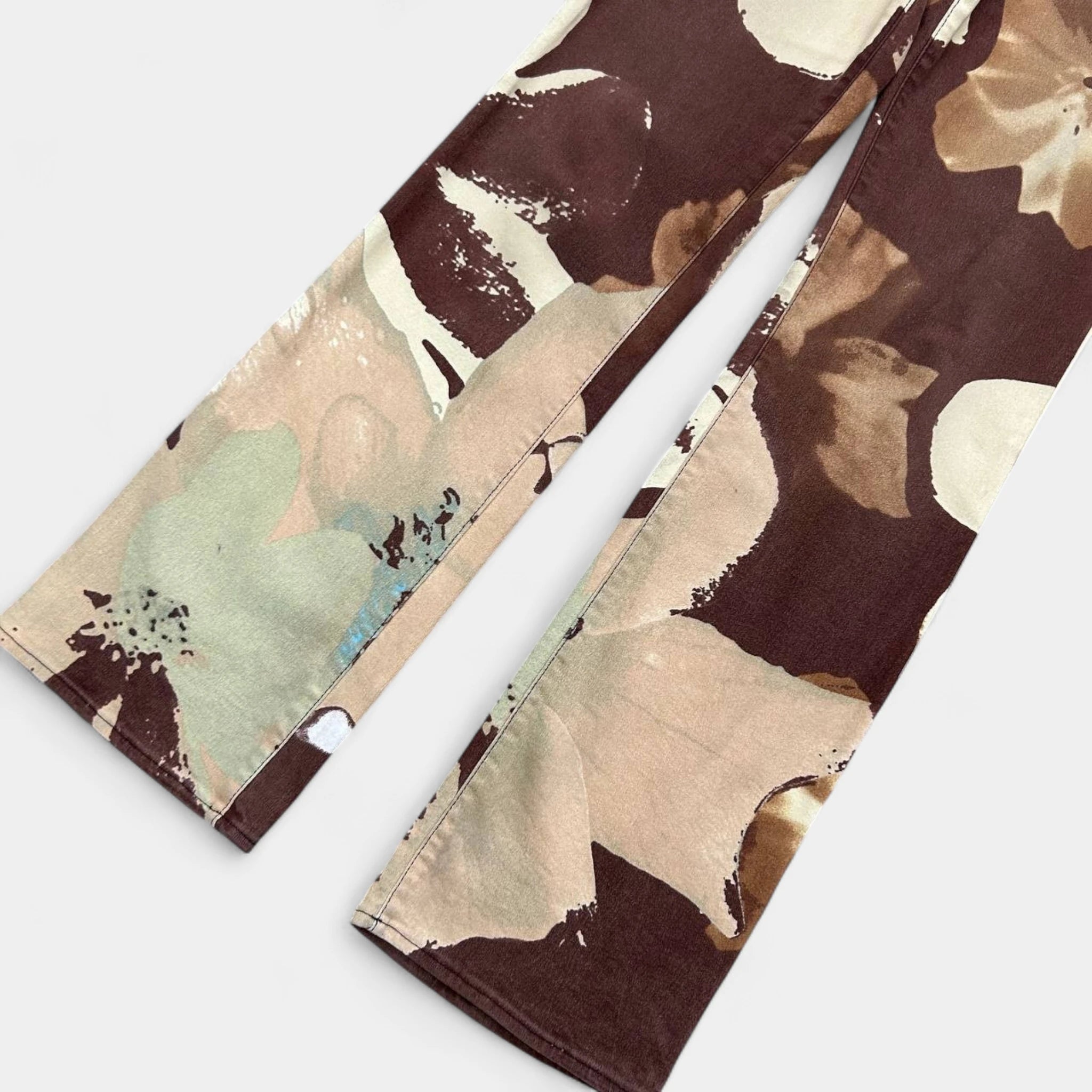 Just Cavalli 2000s Floral Flared Jeans