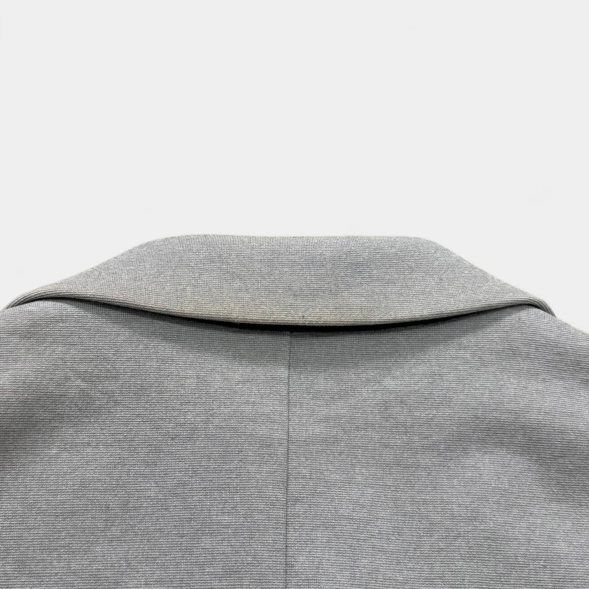 Dirk Bikkembergs Grey Jersey Cotton Unstructured Two-Button Blazer