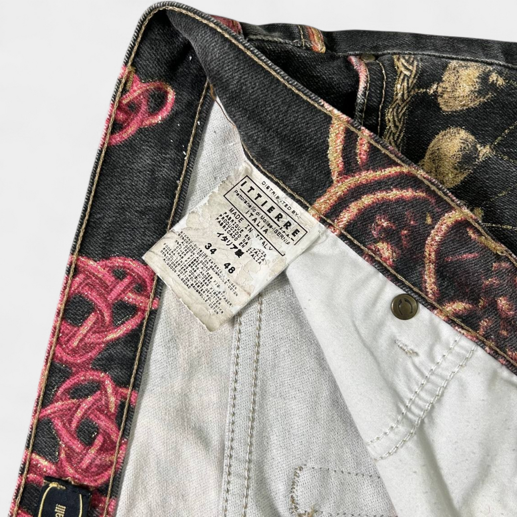 Cavalli Link and Scarf Capri Shorts