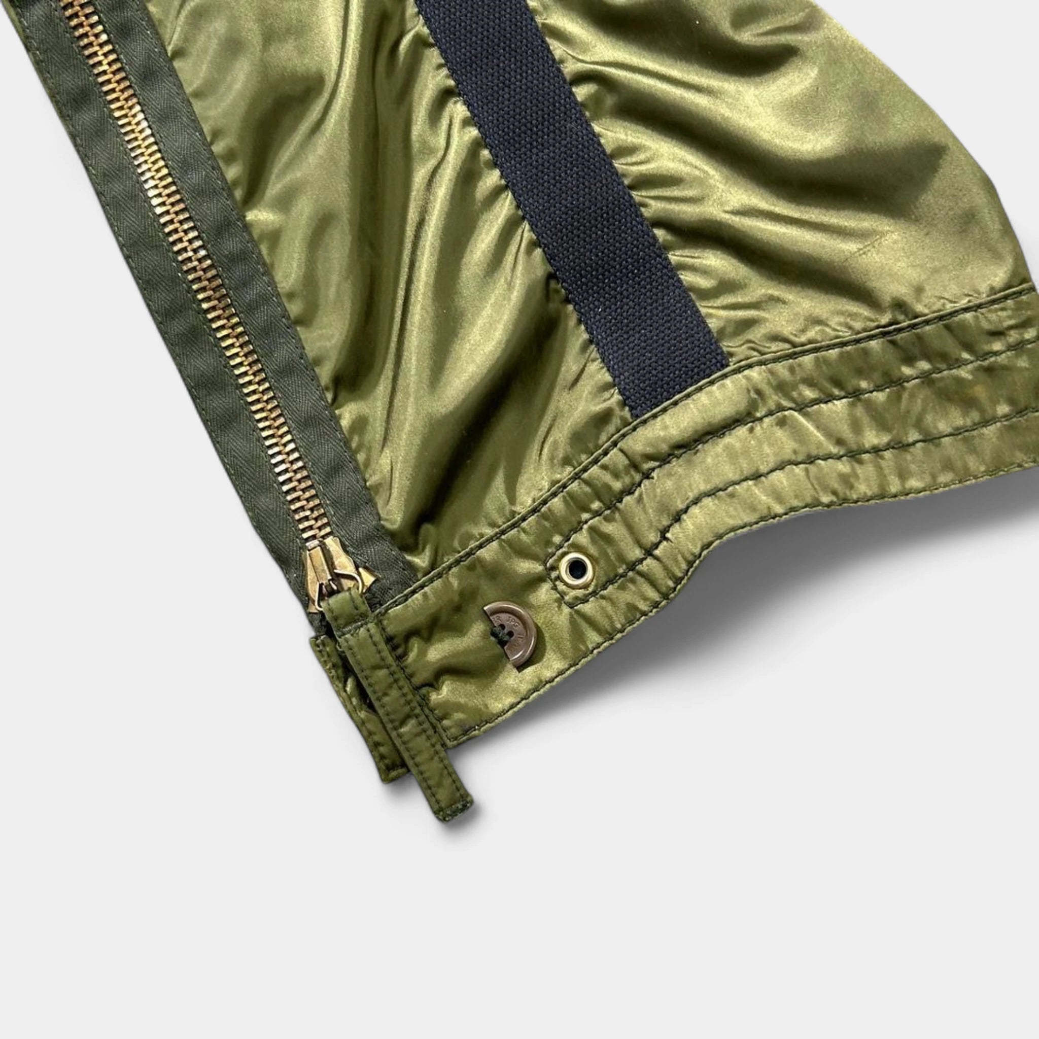Jean Paul Gaultier AW03 Satin Green Cargo Pants