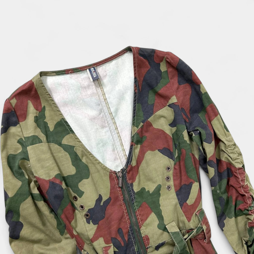 Jean Paul Gaultier Jean's 2000s Cargo Classic Camouflage Vest Dress