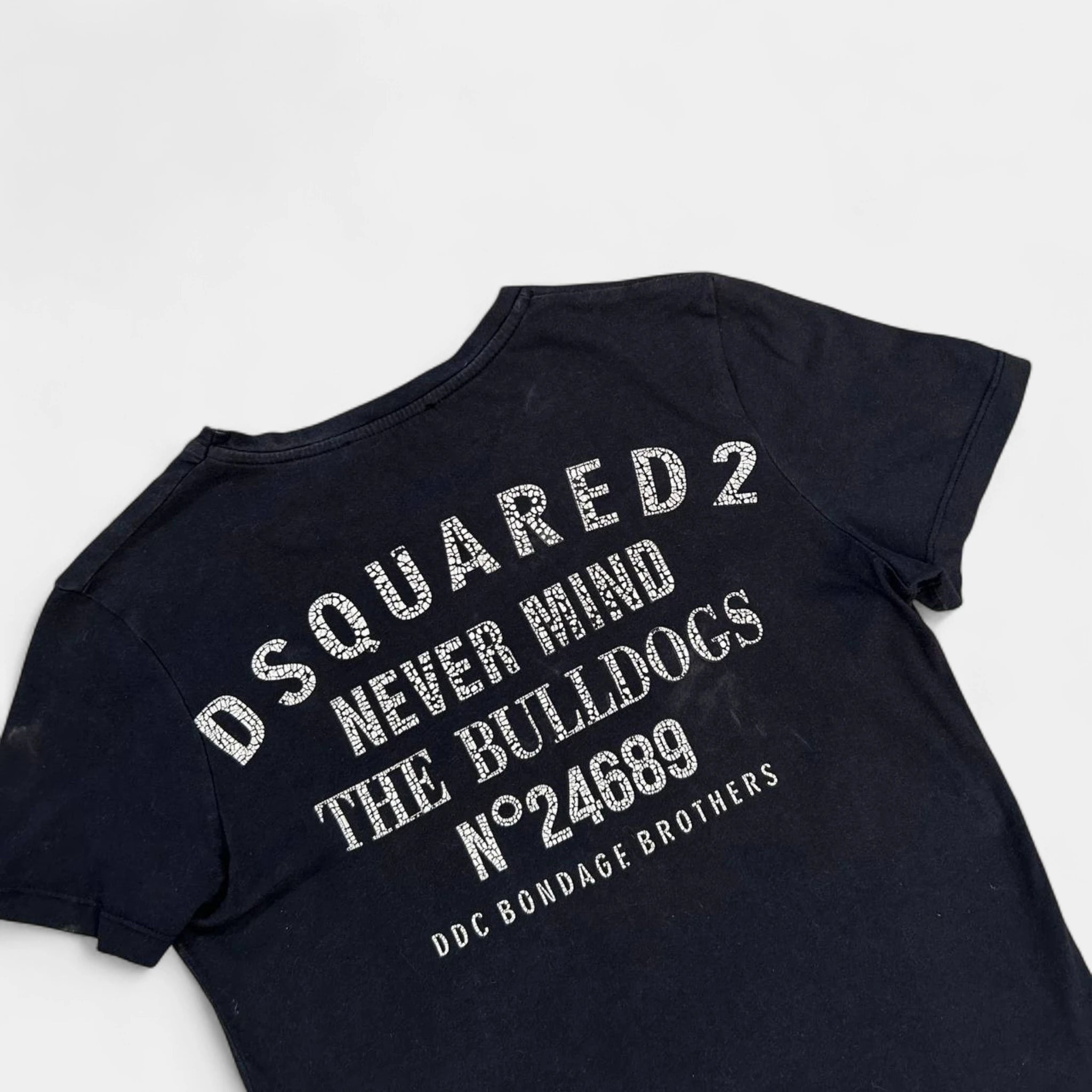 Dsquared 2000s Black Multizipper Tee