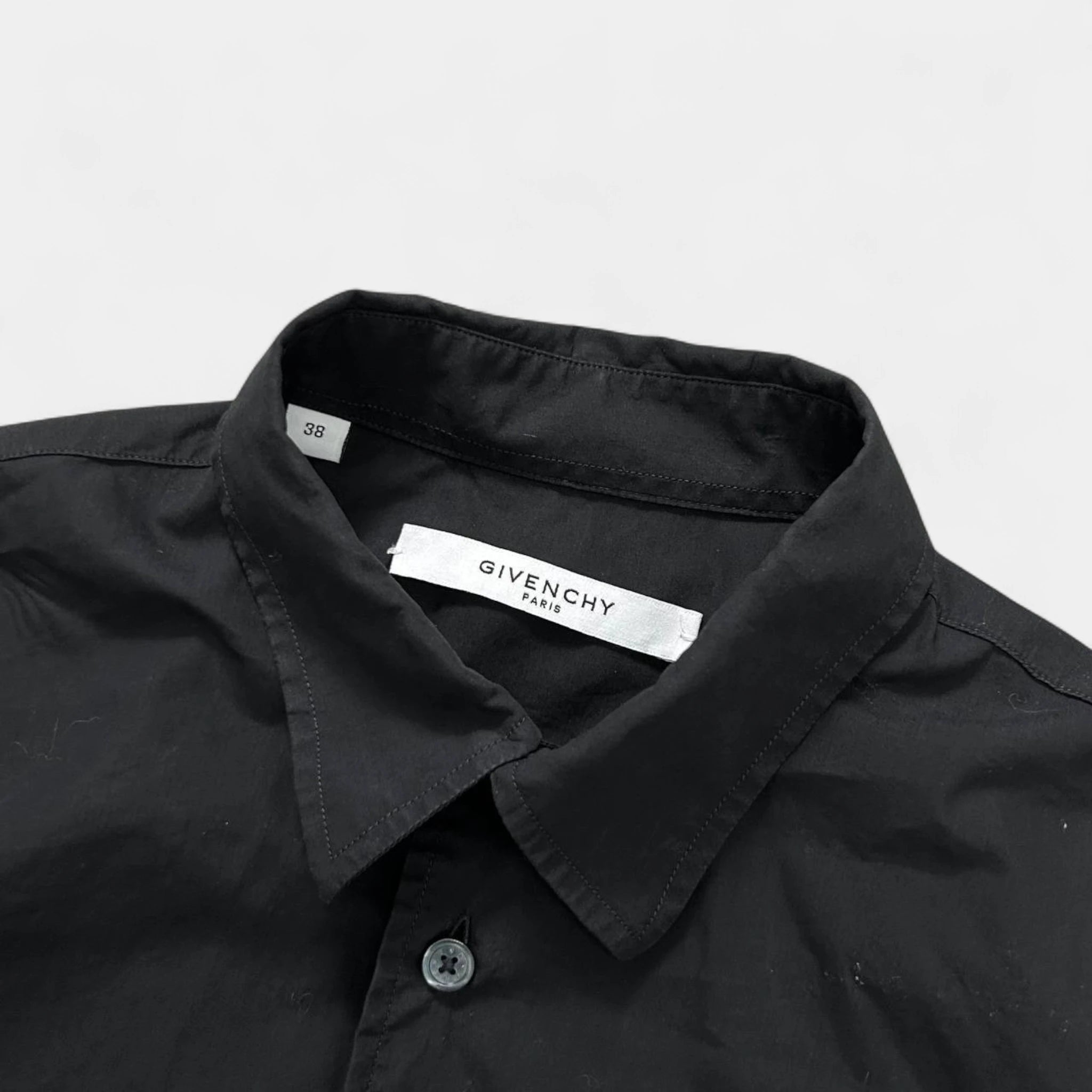 Givenchy Logo Black Button-Up Shirt