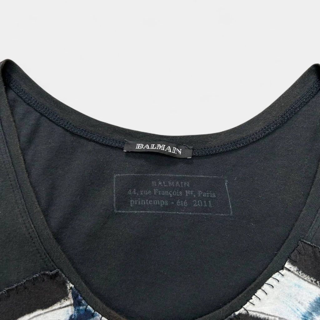 Balmain SS11 Graphic Tanktop by Christophe Decarnin