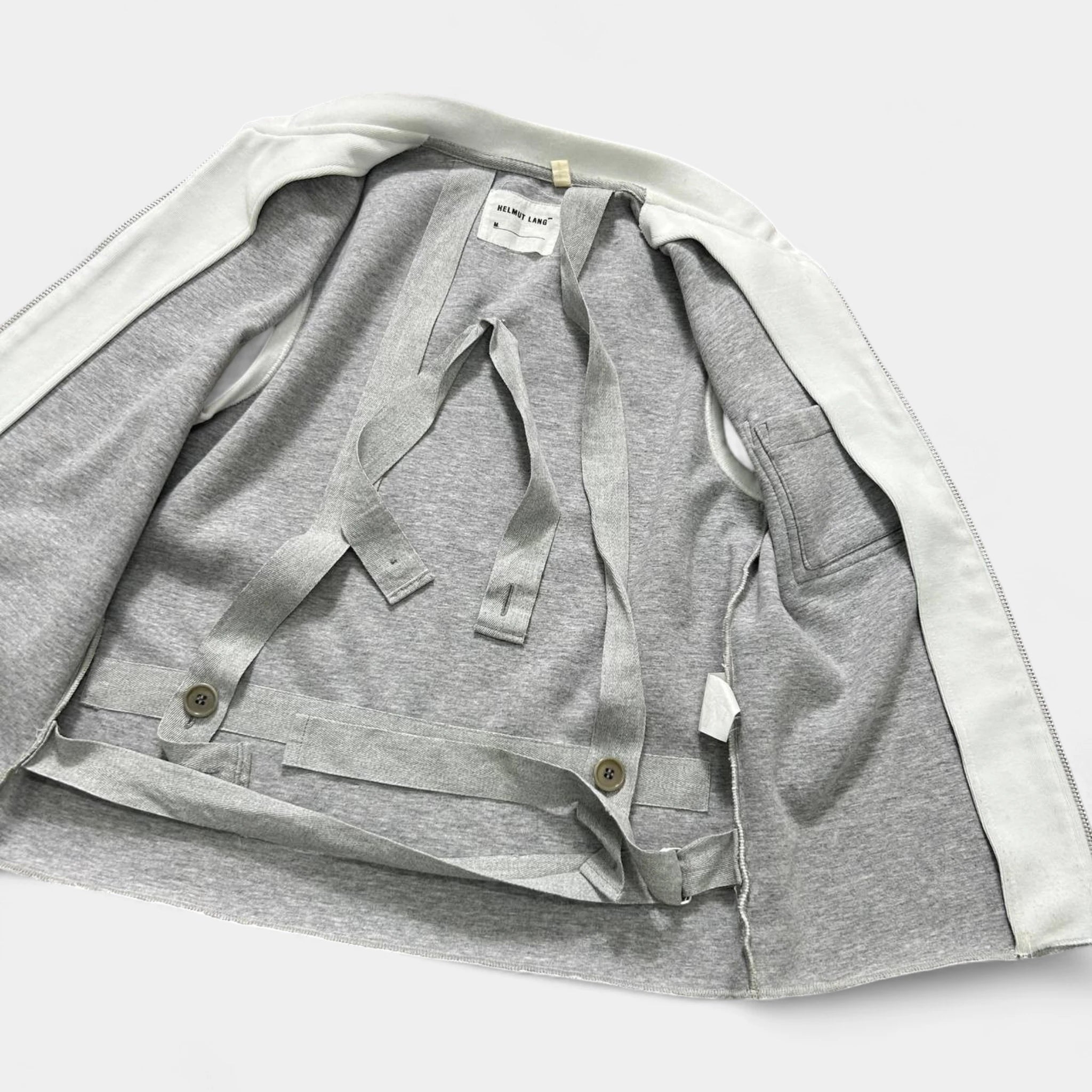 Helmut Lang 1999 Parachute White Vest