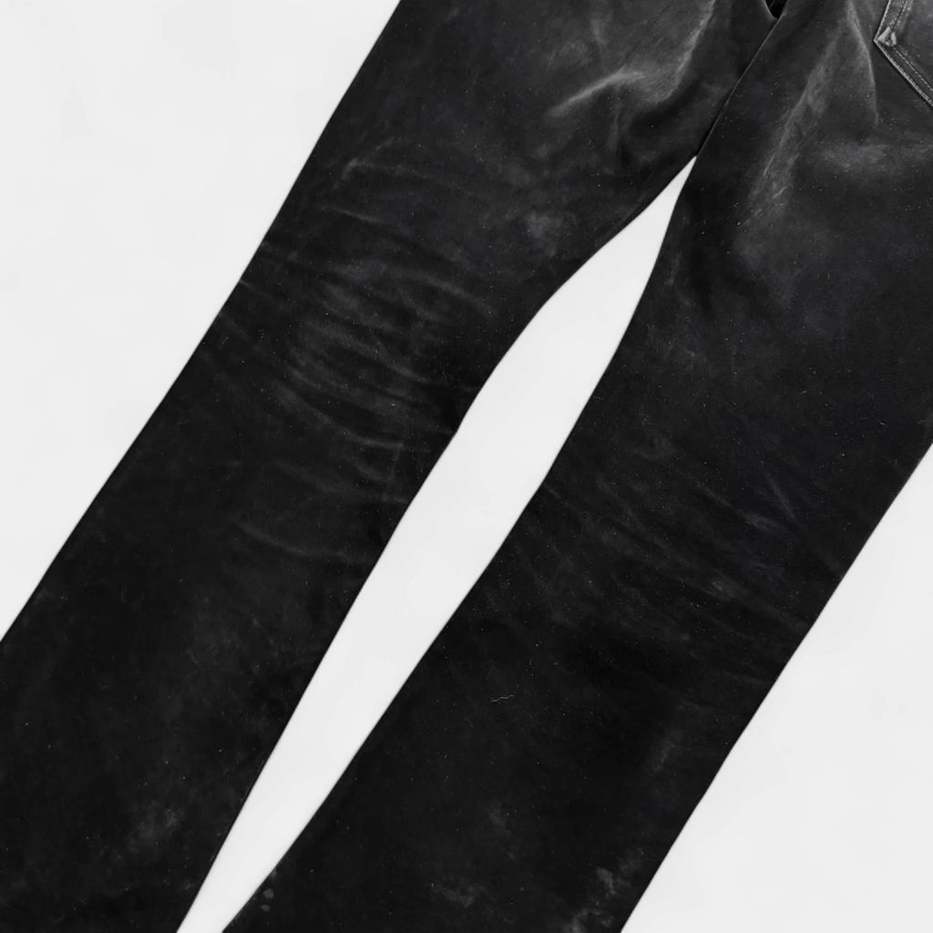 Saint Laurent 2018 Black Velvet Flared Trousers