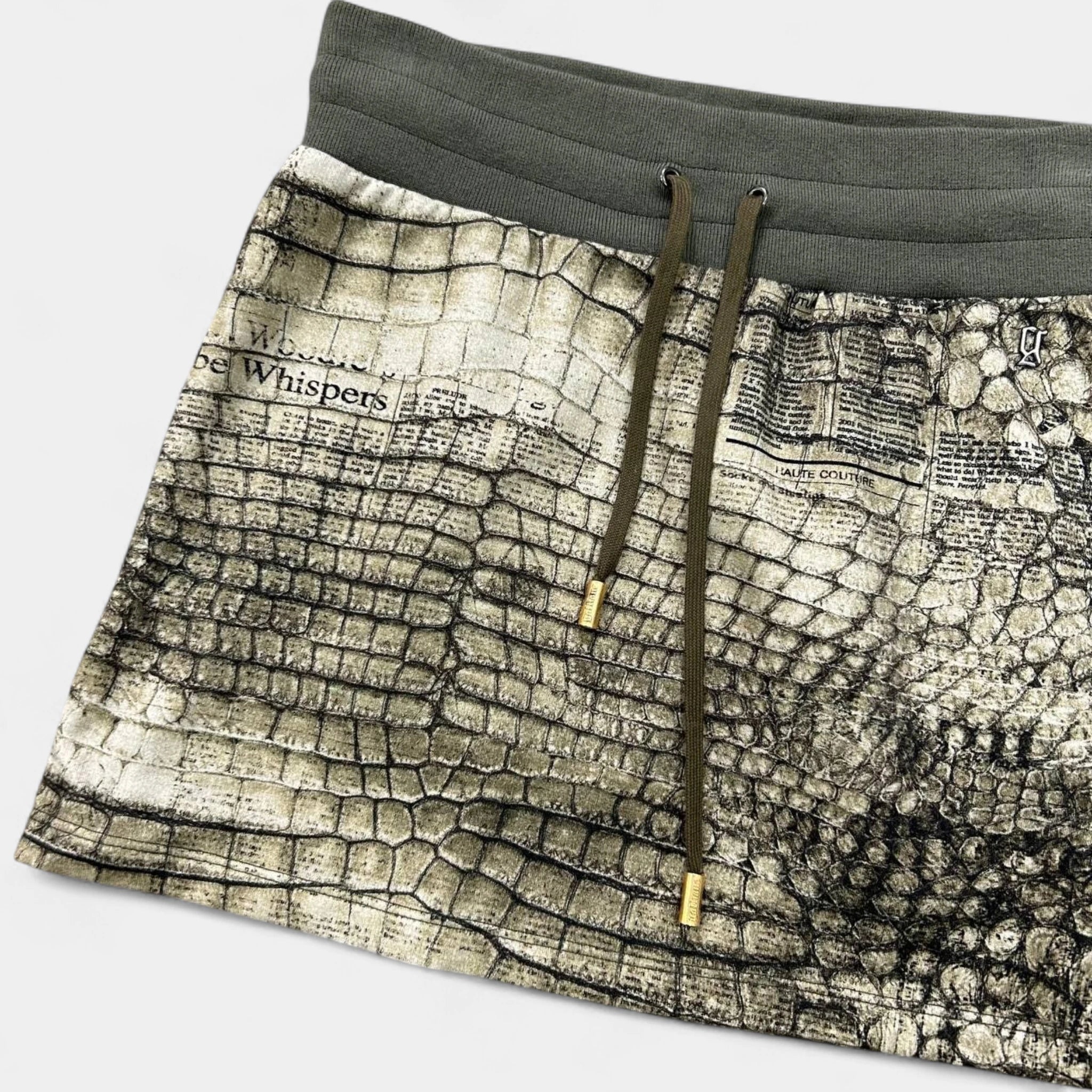 Galliano Crocodile Mini Skirt