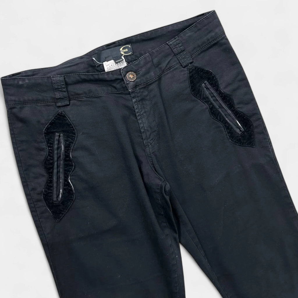 Just Cavalli Black Flared Pants