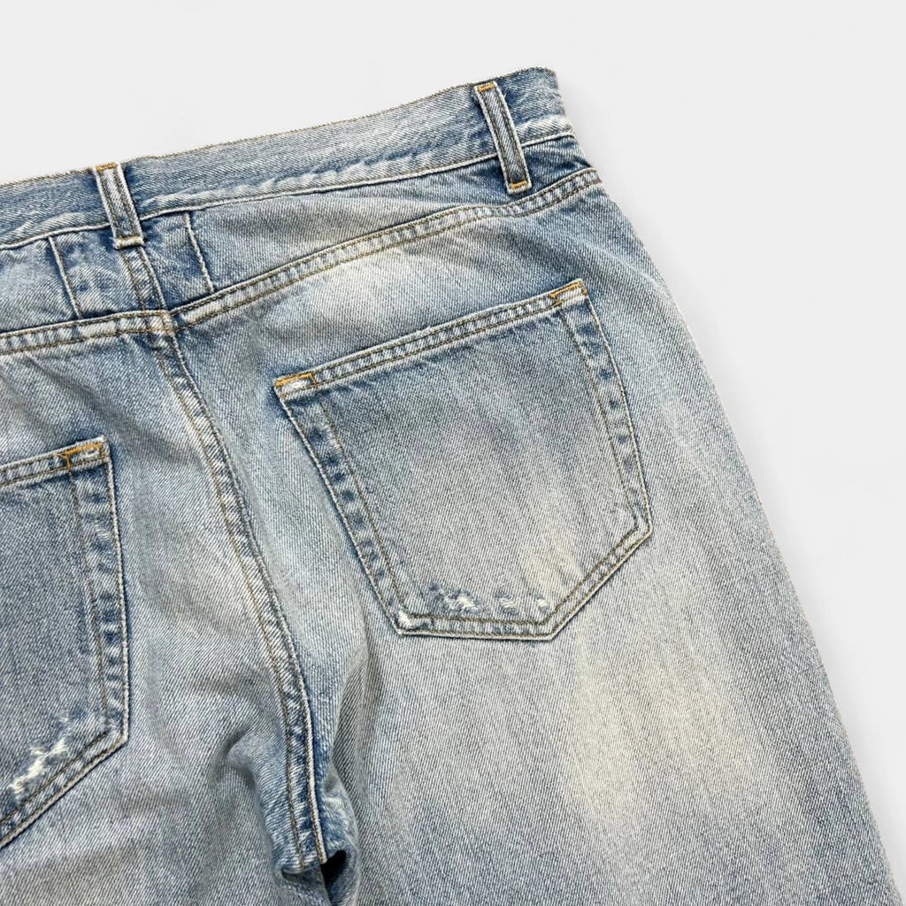 Saint Laurent D02 Blue Skinny Jeans