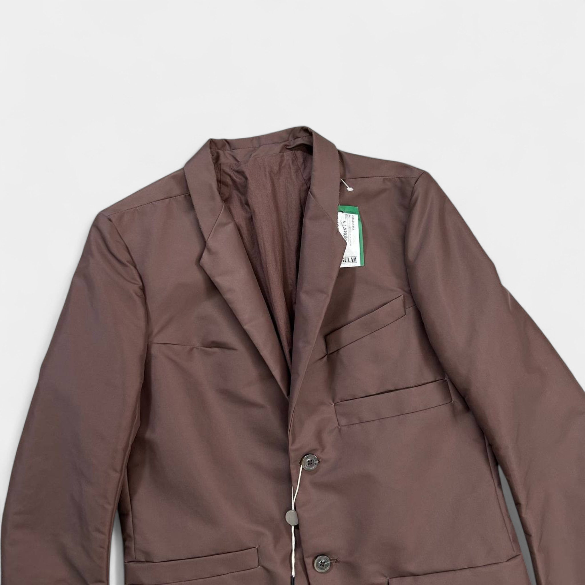 Rick Owens Sysiphus FW18 Nylon Burgundy Blazer