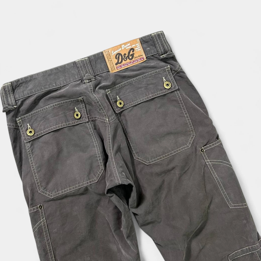 Dolce & Gabbana 2000s Brown Cargo Pants