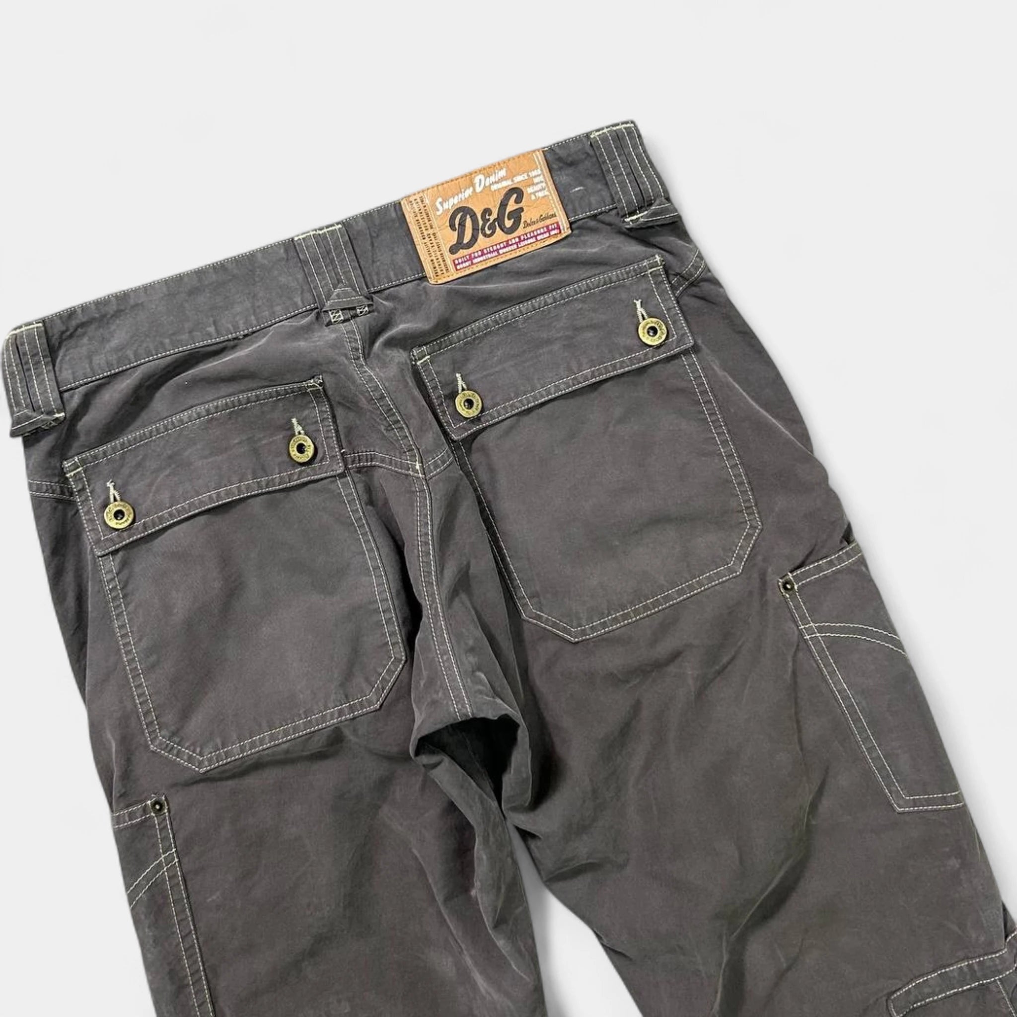 Dolce & Gabbana 2000s Brown Cargo Pants