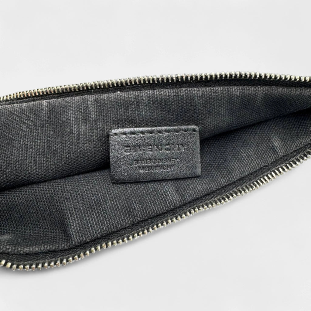 Givenchy by Riccardo Tisci 2013 Bambi Graphic Saffiano Zipper Pouch