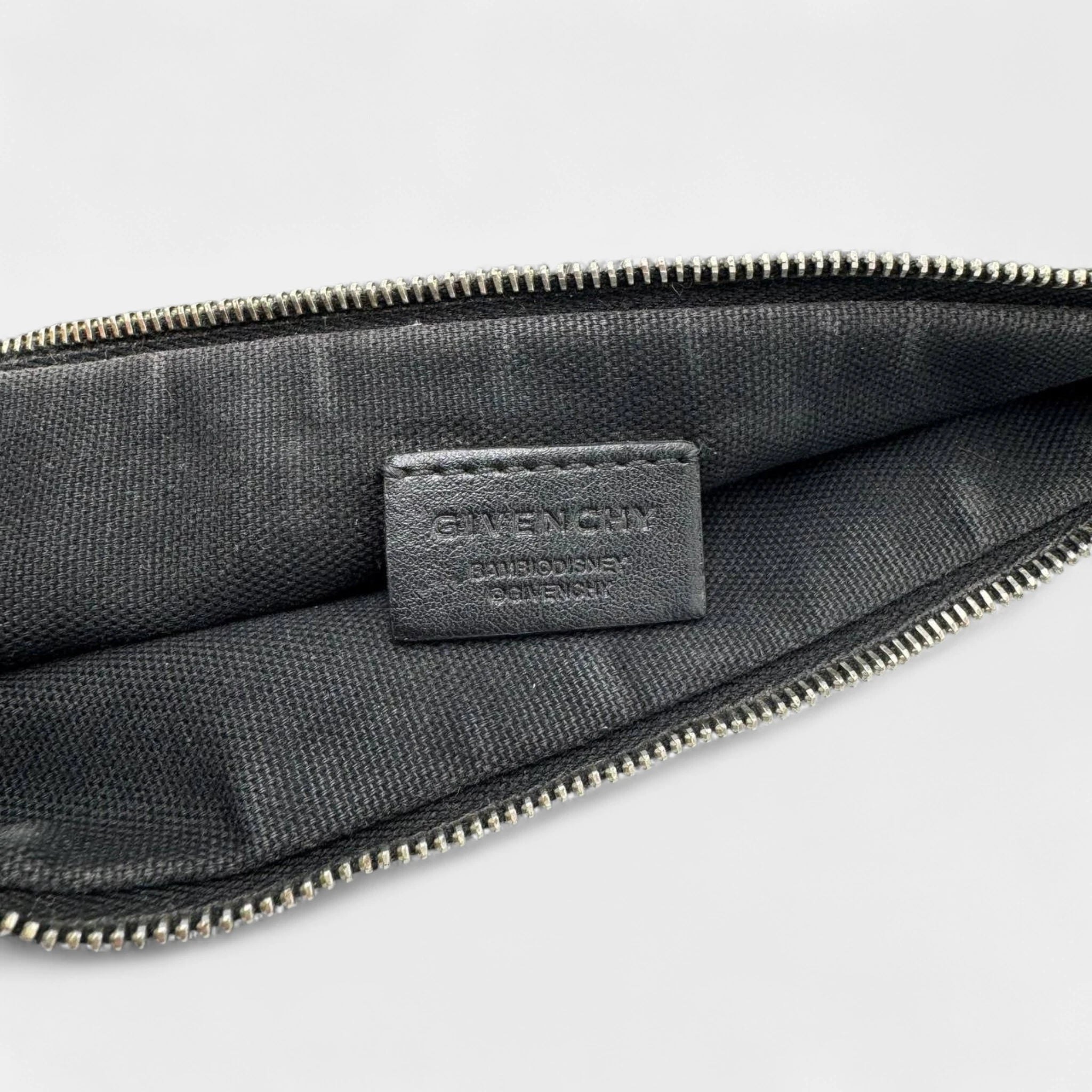 Givenchy by Riccardo Tisci 2013 Bambi Graphic Saffiano Zipper Pouch