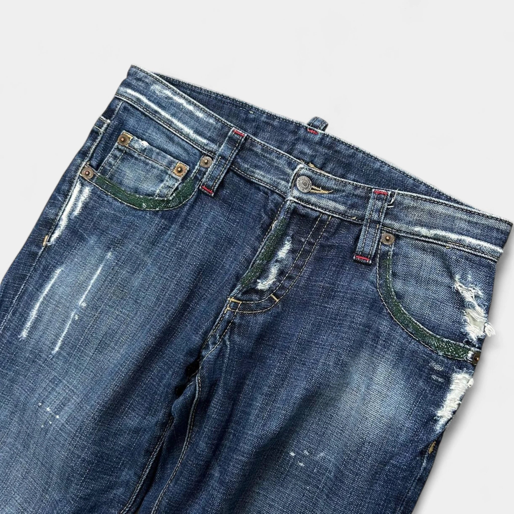 Dsquared2 "Lord2" Straight Leg Denim Pants