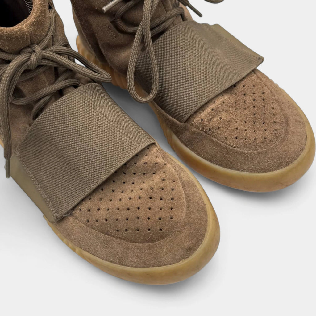 Adidas Yeezy Boost 750 2016 Chocolate Brown Suede High-Top Sneakers