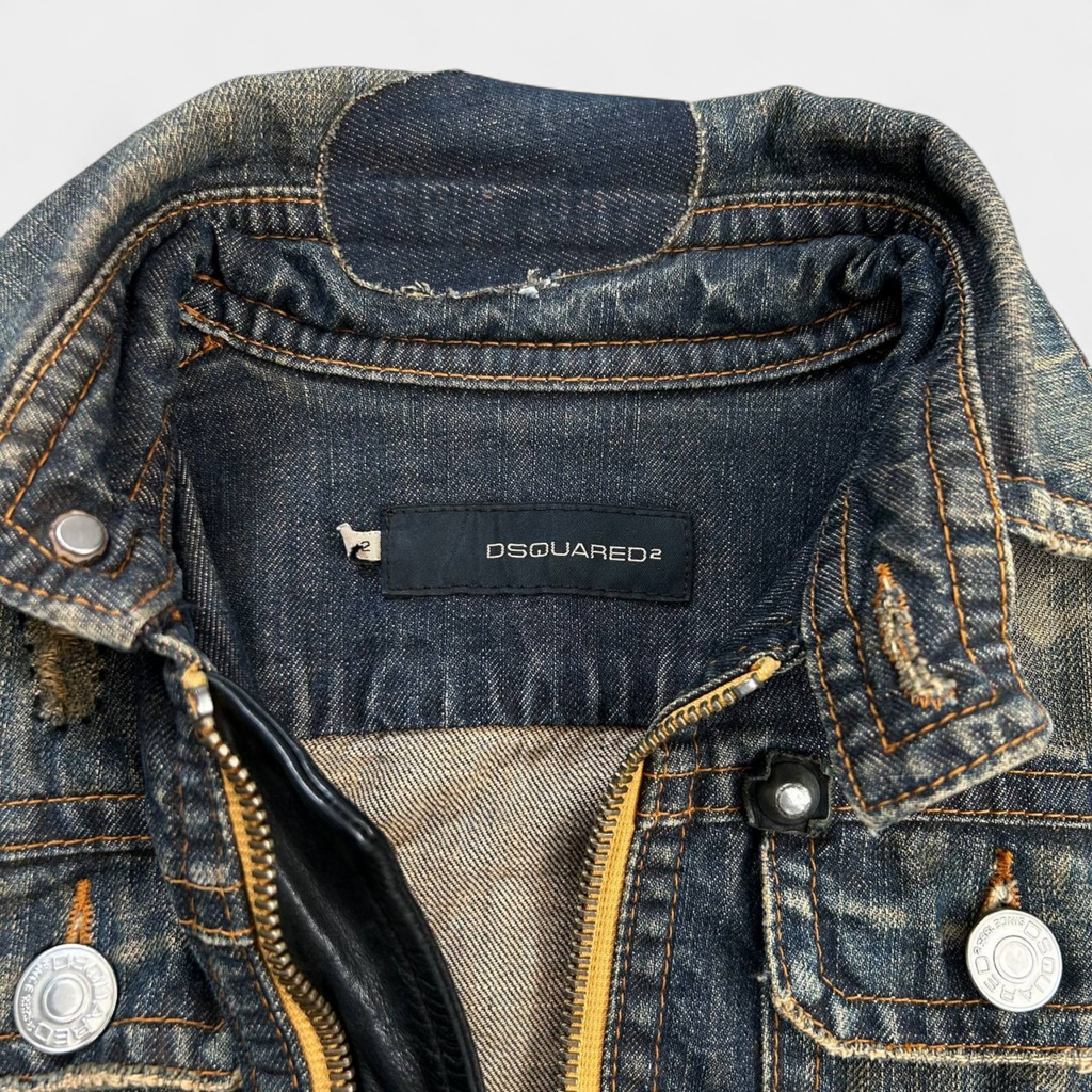 Dsquared2 FW2005 Runway Jesus Lord Cowboy Denim Jacket