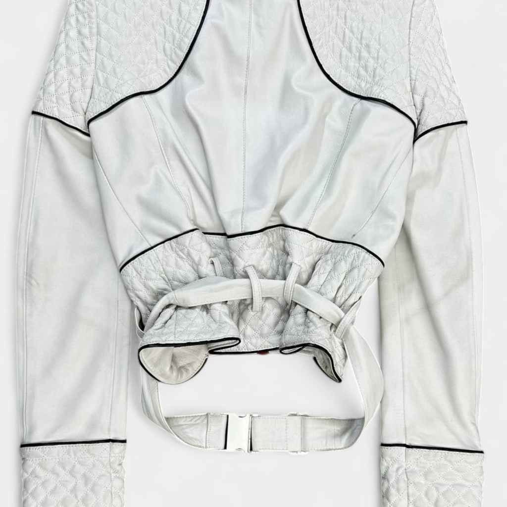 Dolce & Gabbana Leather Biker Jacket