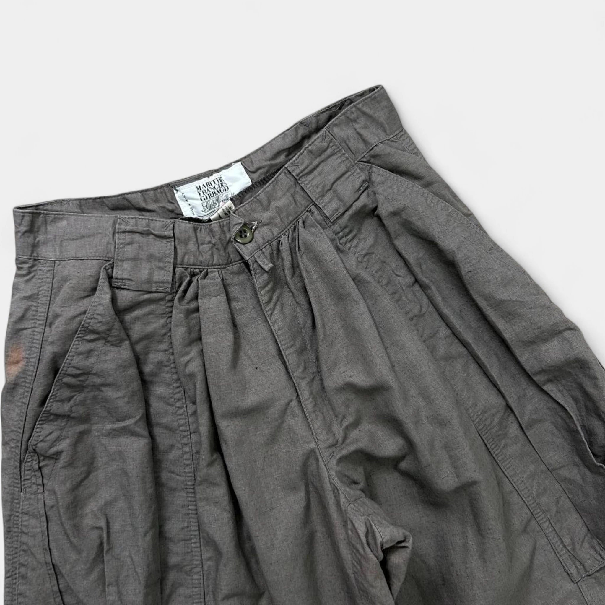 Marithé + François Girbaud Lightweight Grey Bombacho Pants