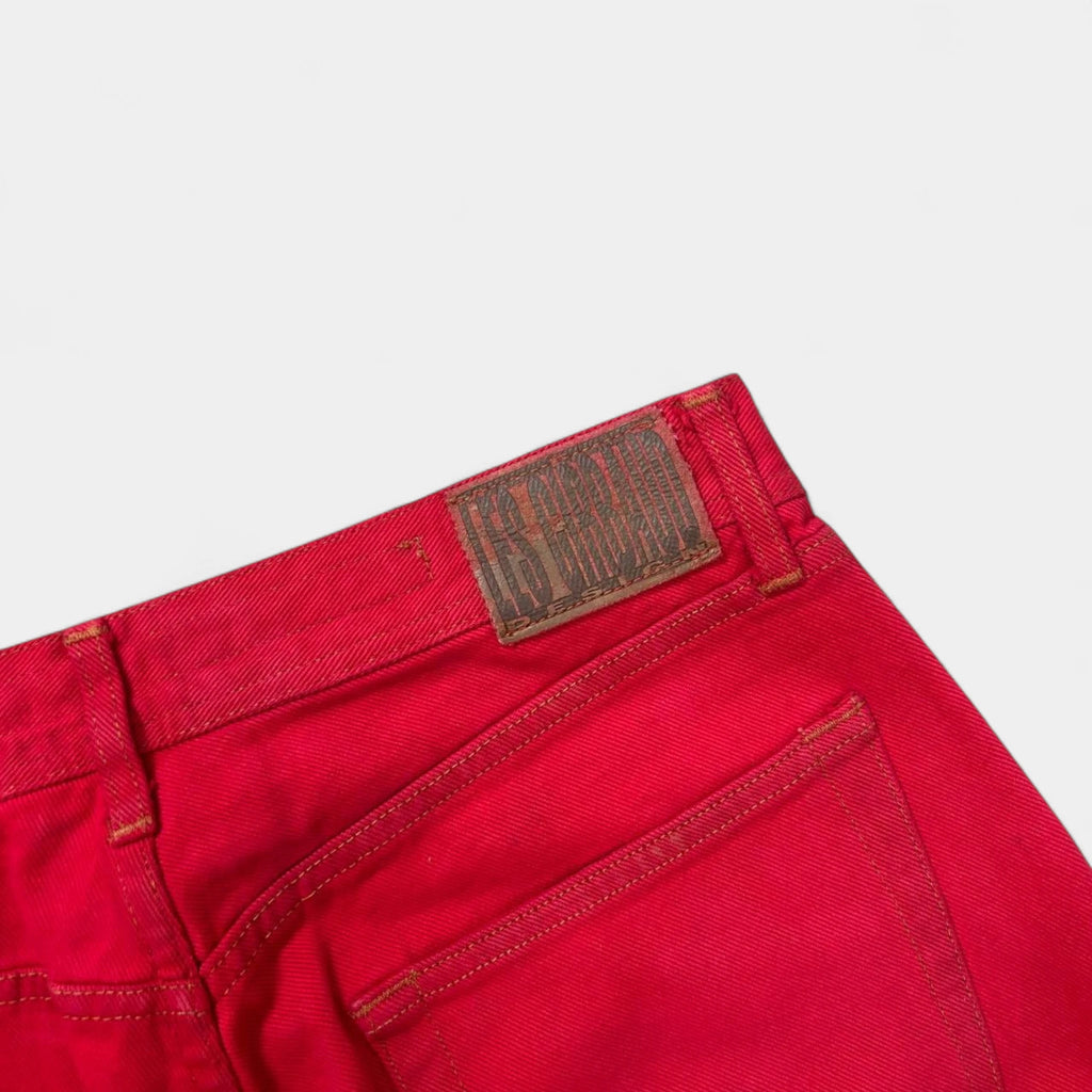 1990s Marithé + François Girbaud Red Jeans