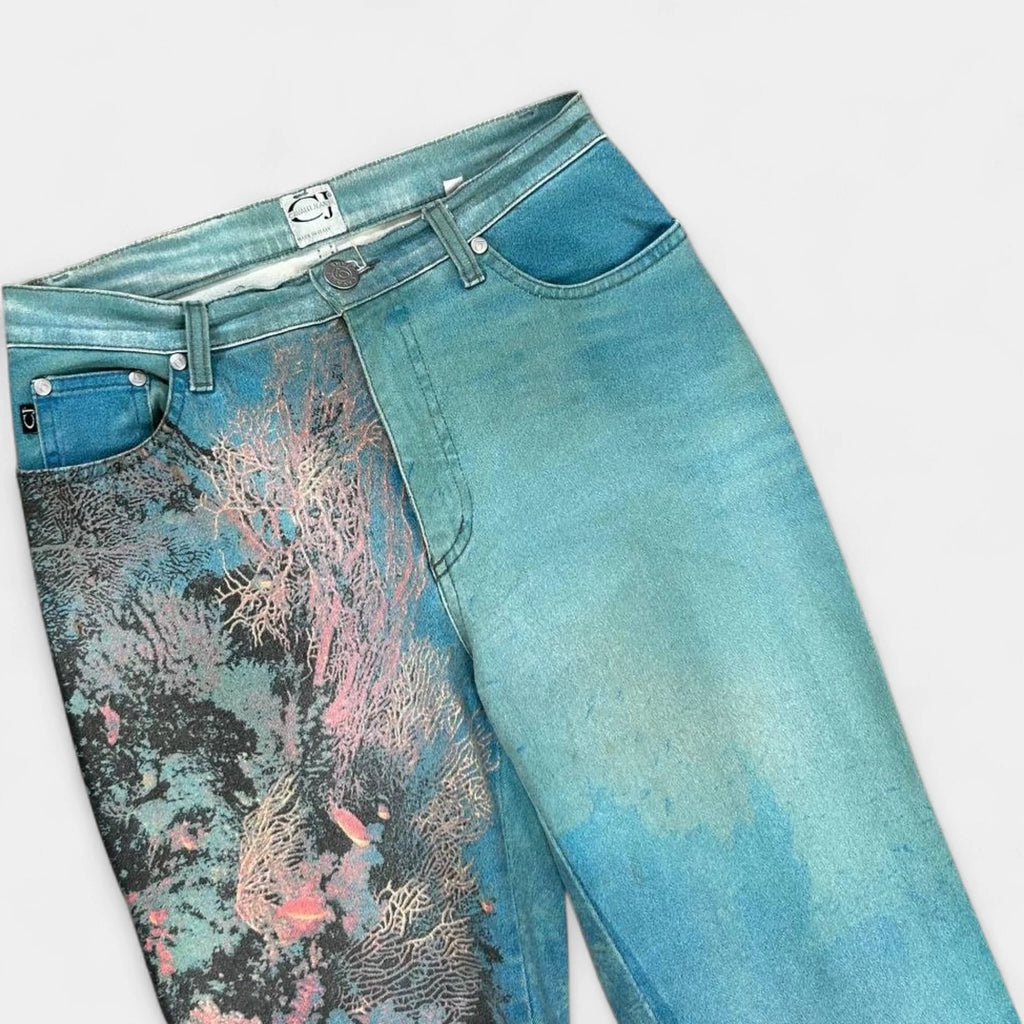 Cavalli 1998 Coral Reef Turquoise Jeans