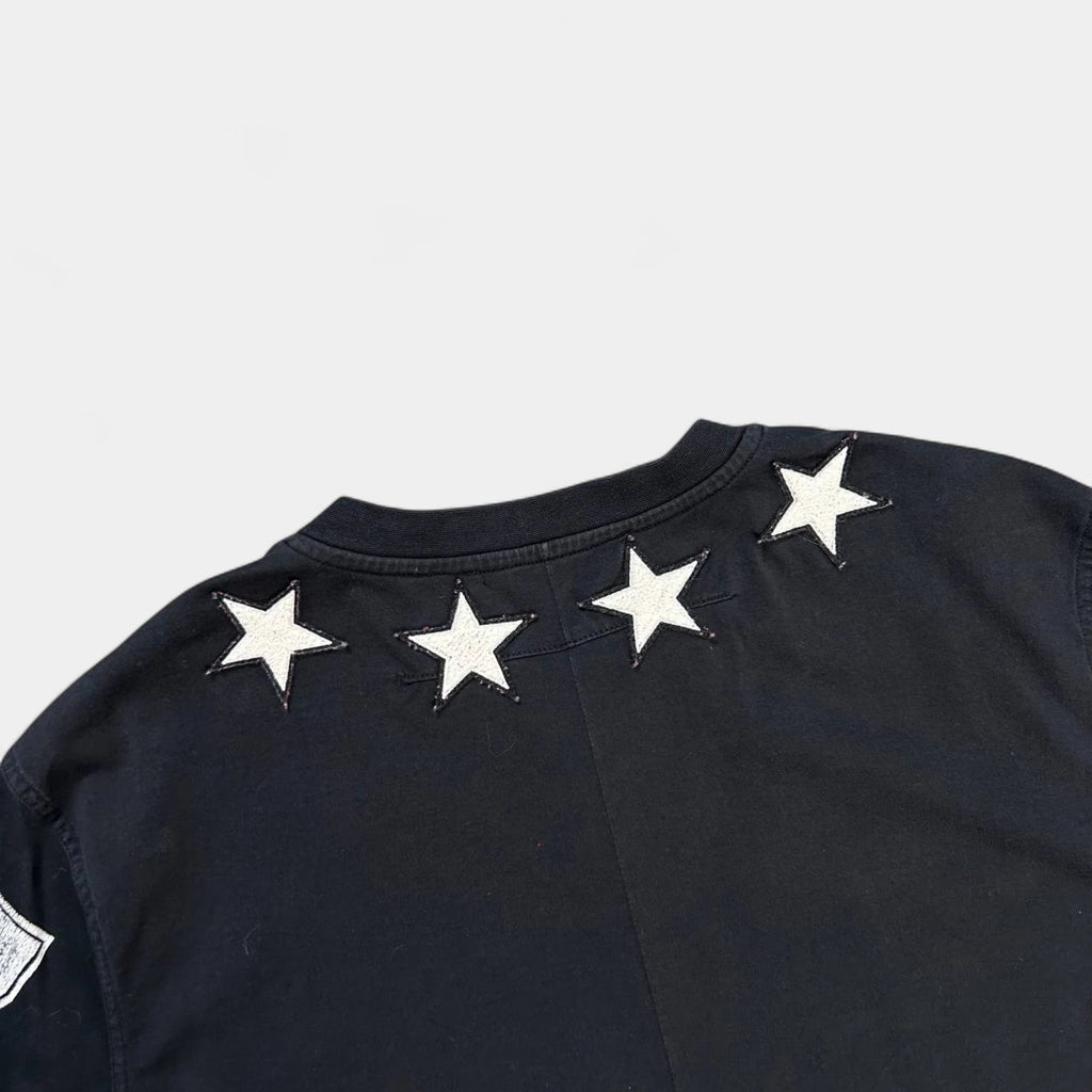 Givenchy 2010s Iconic Black Stars T-Shirt