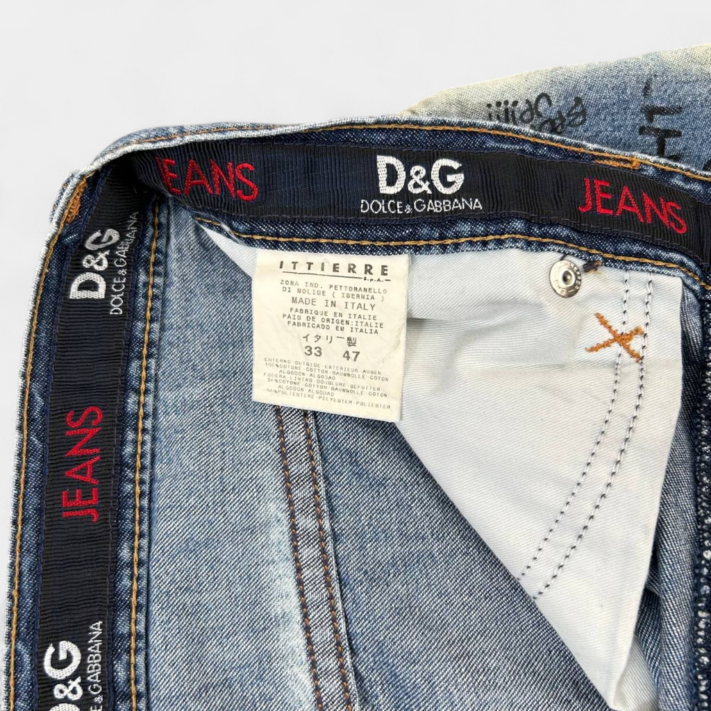Dolce & Gabbana Scribble Jeans