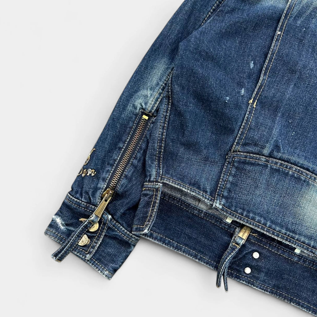 Dsquared 2000s Denim Blue Jacket