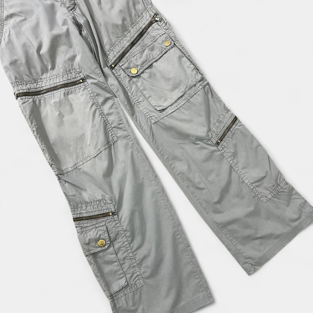Dolce & Gabbana 2000's Grey Multipocket Cargo Pants