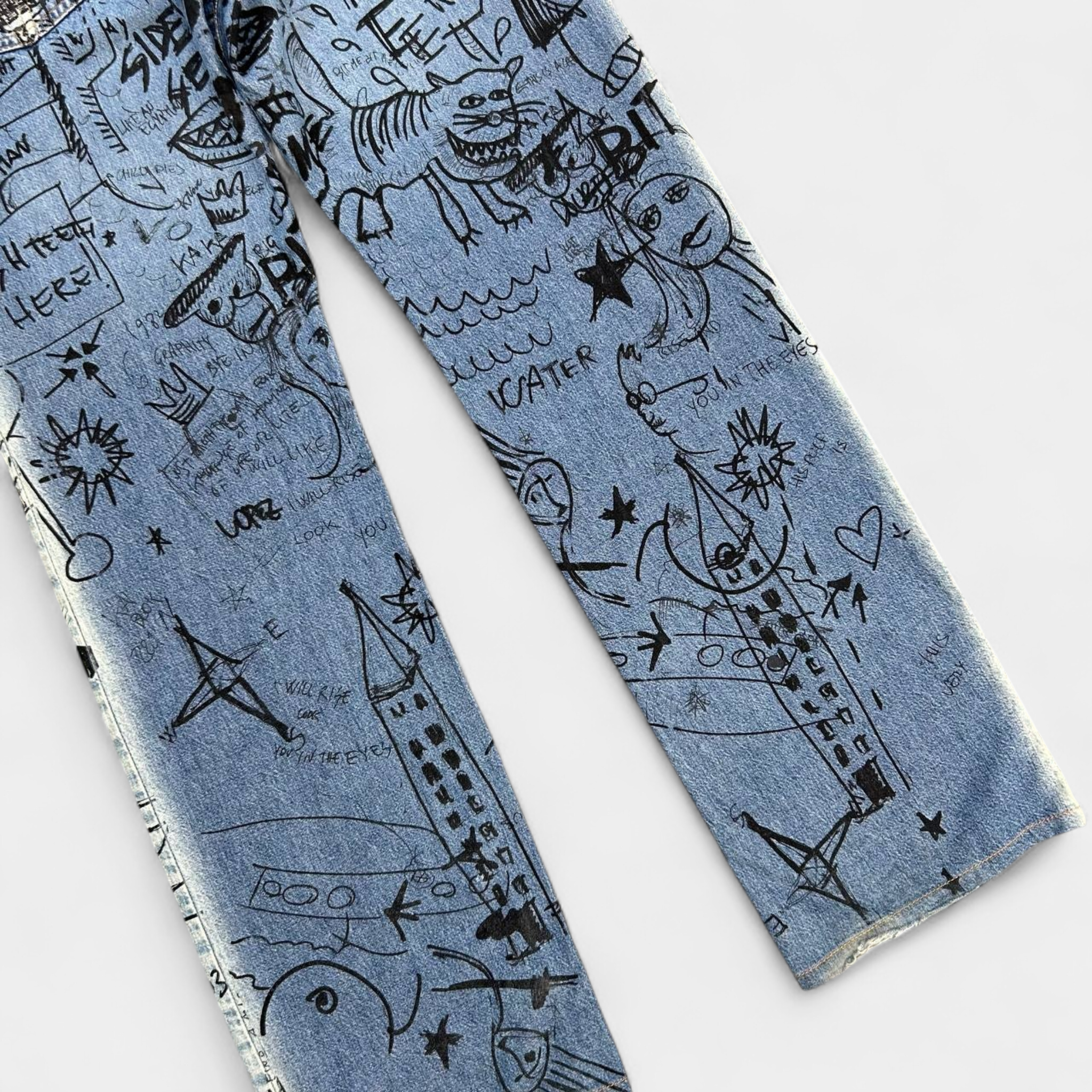 Dolce & Gabbana Scribble Jeans