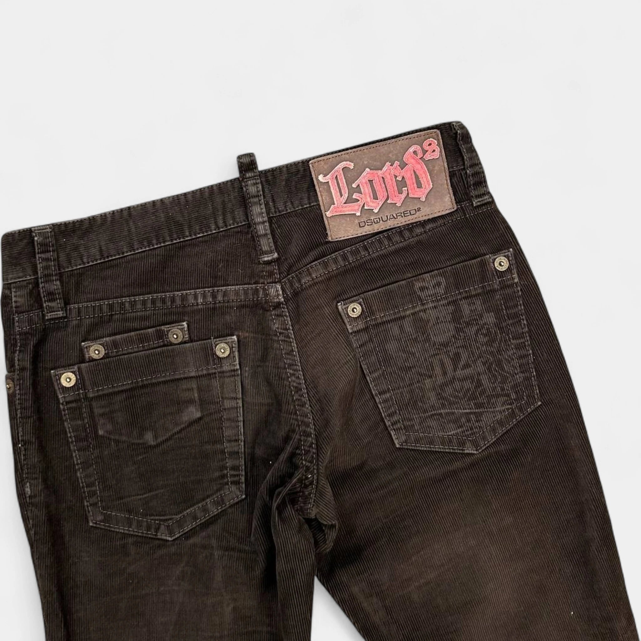 Dsquared2 Lord Corduroy Brown Pants