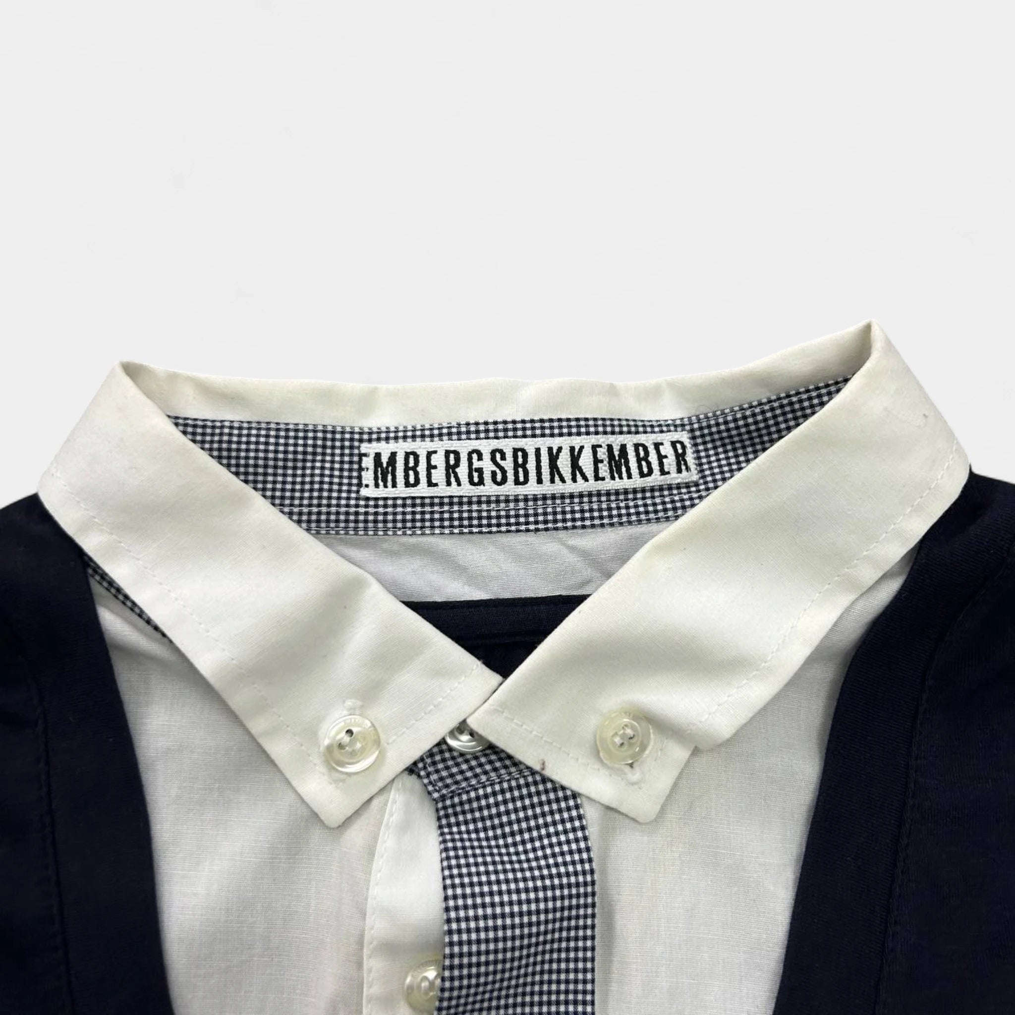 Dirk Bikkembergs Trompe-l'oeil Button Shirt T-shirt