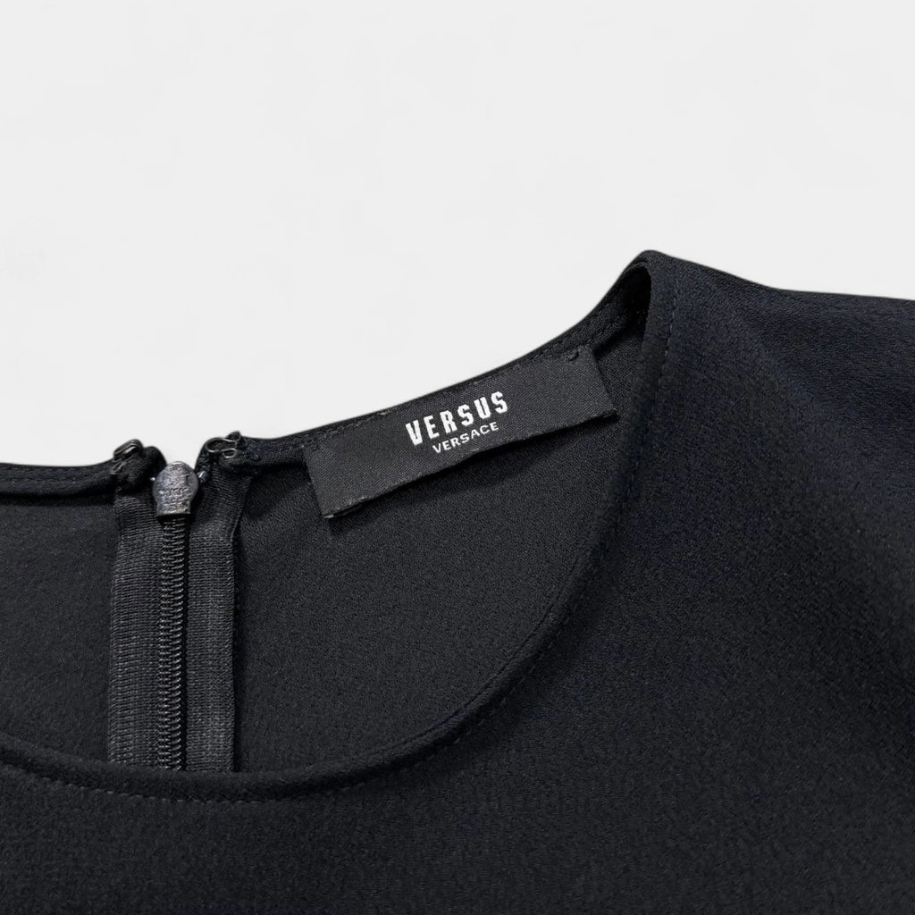 Versace Gold Safety Pins Black T-shirt