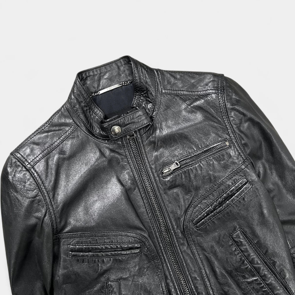 Dolce & Gabbana Black Leather Jacket