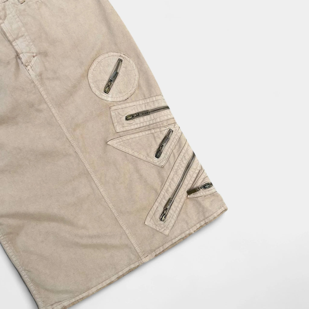 Cavalli Vintage Multi-pocket Skirt