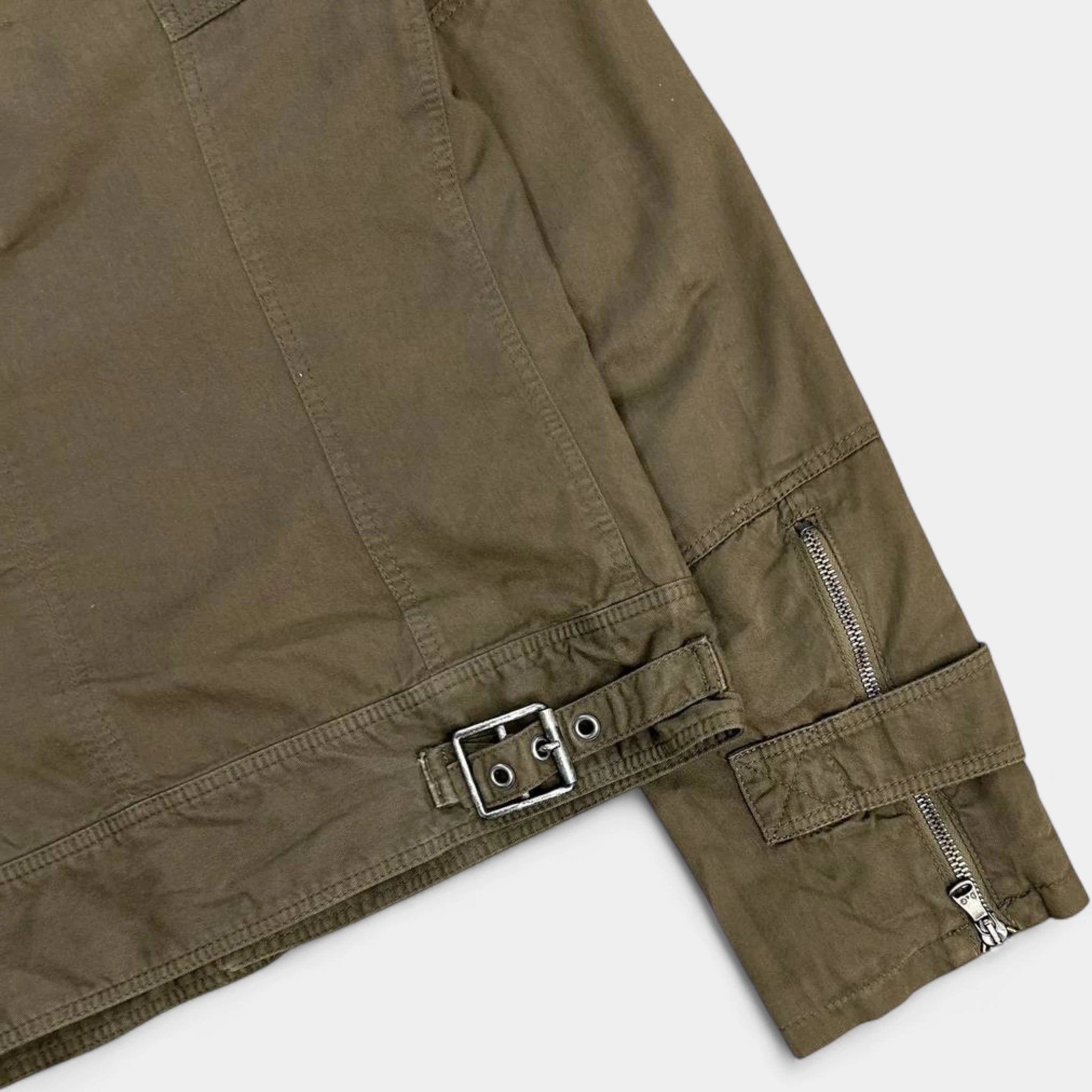 Dolce & Gabbana Army Green Zipper Jacket