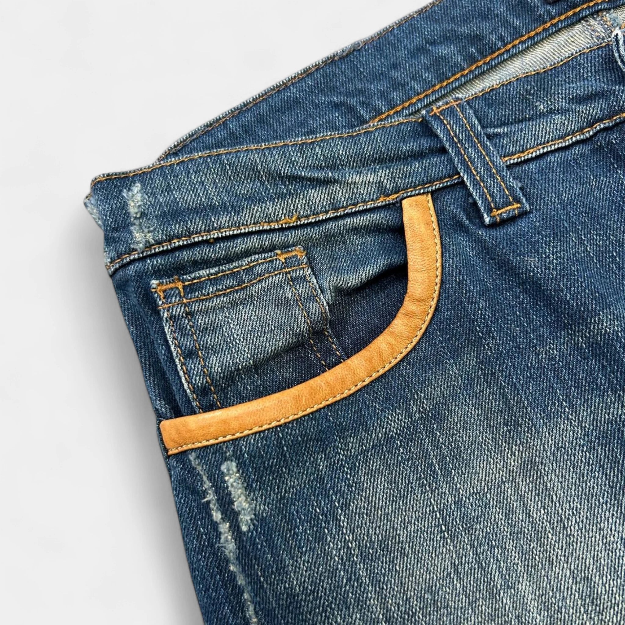 Dolce & Gabbana Flared Blue Denim Jeans