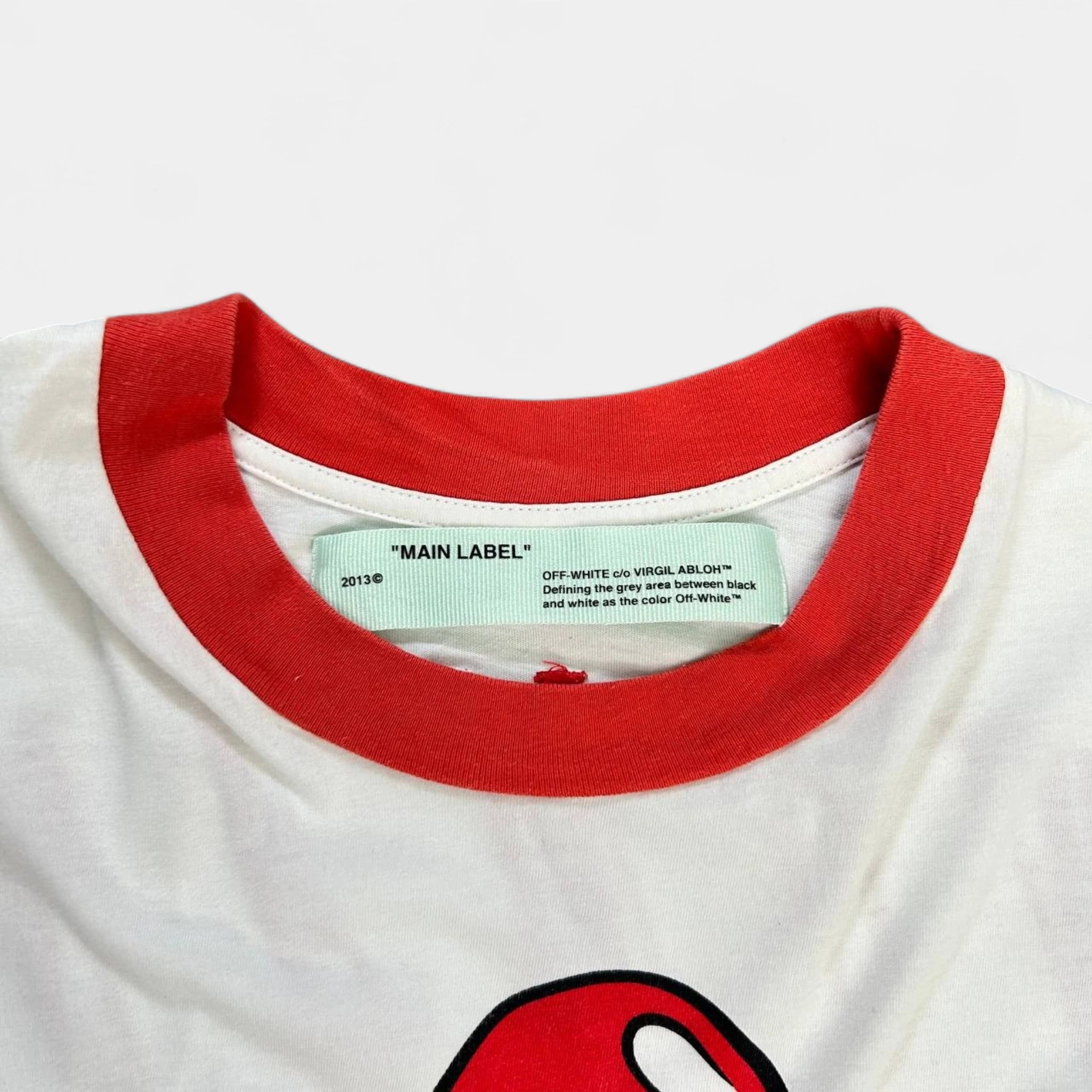 Off-White Vintage Cotton White Red T-Shirts