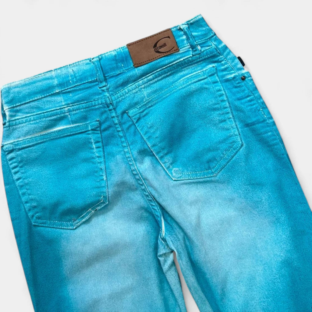 Just Cavalli Flared Blue Denim Jeans