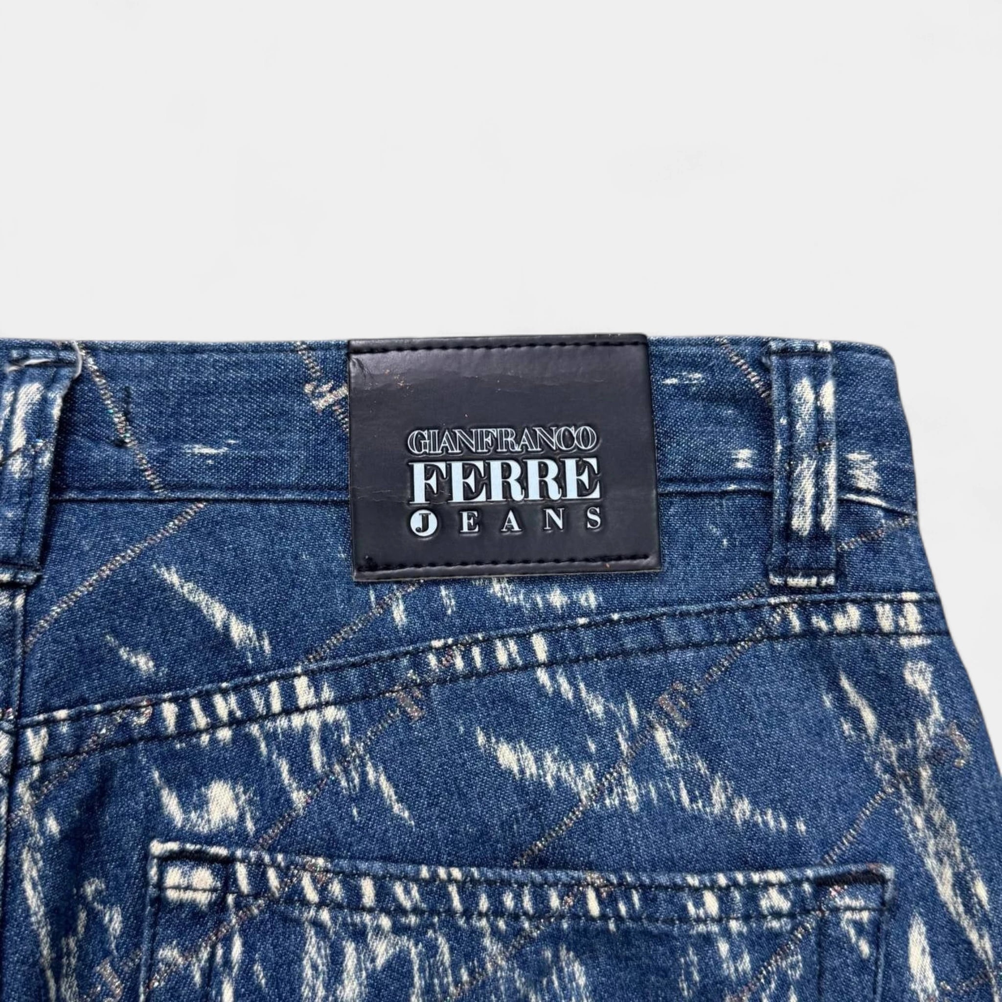 Gianfranco Ferré Glitter Flare Jeans