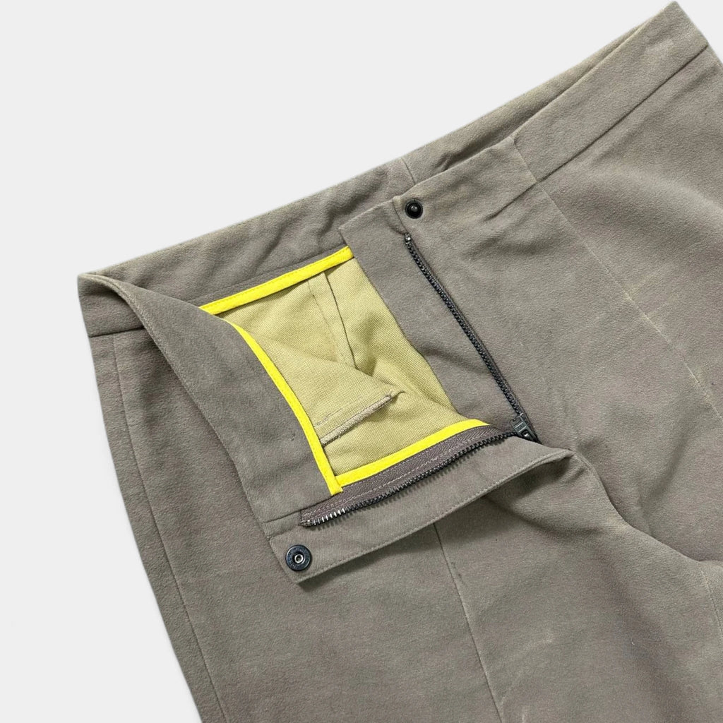 Mandarina Duck 2000s Textured Cotton Pants