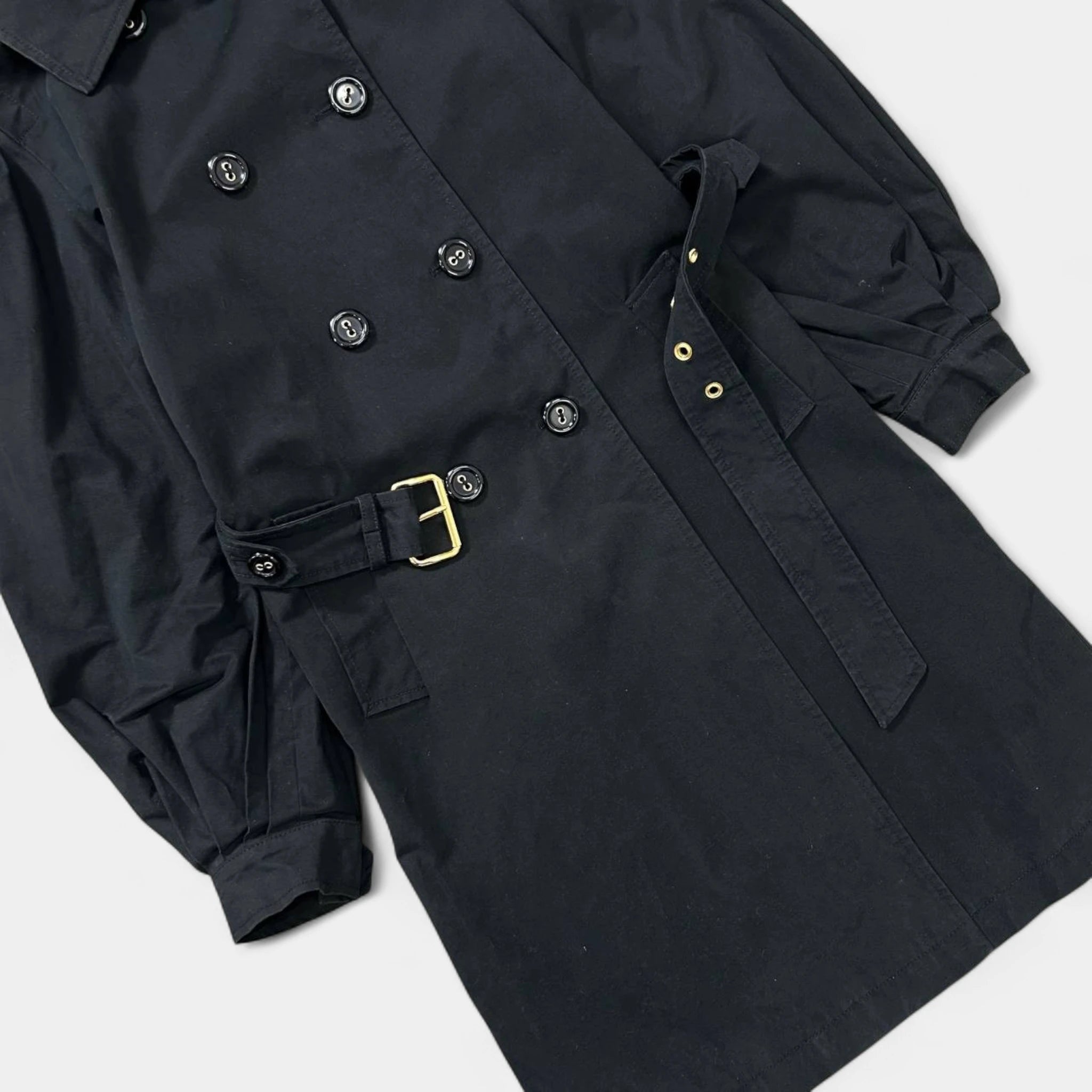 Dolce & Gabbana Black Trench Coat