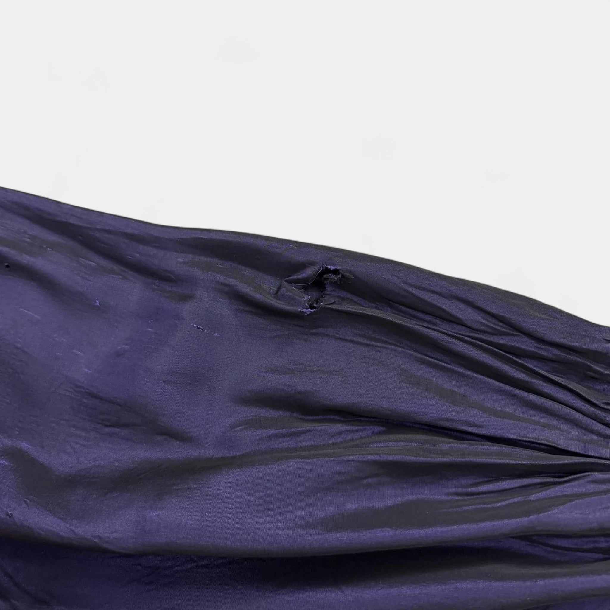Thierry Mugler 1990s Iridescent Purple Bomber Jacket